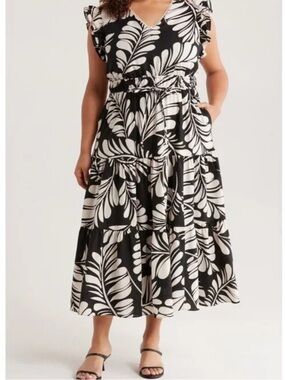 Anne Klein Linen Blend Dress- Size 18W~ NEW! ✨